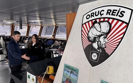 Oruç Reis Sismik Araştırma Gemisinin operasyonel süreç takibinde kadın gücü