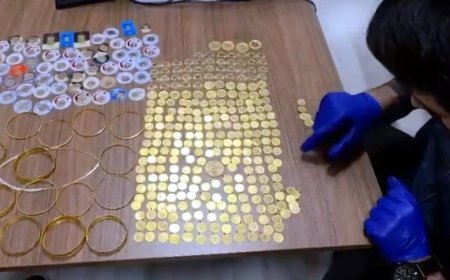 Dolandırdığı kişiden aldığı yüklü miktarda altınla kaçarken yakalandı