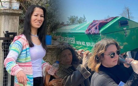 Kadınlar gününde katledilen Sermin toprağa verildi! Tabutunu kadınlar omuzladı