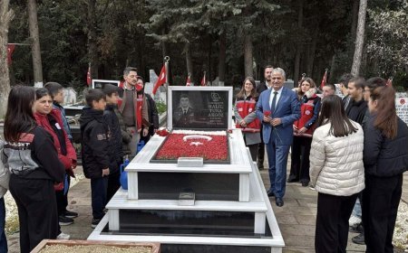Sevgi Evlerindeki çocuklardan şehitlik ziyareti