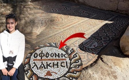 Kazı ekibi şaşkın: Antik kentte 1500 yıl önce yapılan mozaikten günümüze ulaşan mesaj