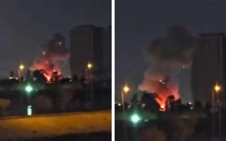 İran'dan Irak'taki ABD Büyükelçiliği'ne saldırı! Patlama anı ortaya çıktı