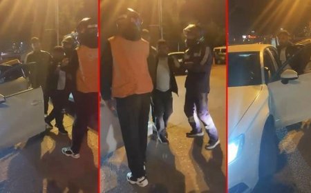 Yol verme tartışması dehşete döndü! Kuryeyi darbedip, aracıyla ezdi