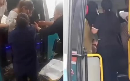 Minibüste yolculuk yaparken bir anda sancılandı ve doğurdu