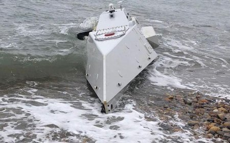 Ordu'da sahilde insansız deniz aracı bulundu! Valilik: Mühimmat yüklüydü, patlatıldı