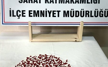 Tekirdağ'da 657 uyuşturucu hap ele geçirildi