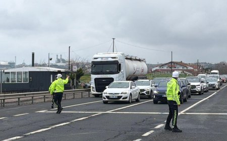 Tekirdağ-İstanbul kara yolunda araç yoğunluğu; ağır vasıtalara kısıtlama / Ek fotoğraflar