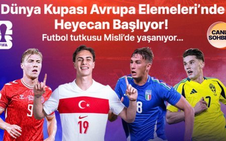 Dünya Kupası Avrupa Elemeleri’nde Heyecan Başlıyor! Futbol tutkusu Misli’de yaşanıyor…