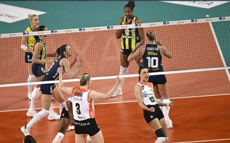 Eczacıbaşı 3-1 Fenerbahçe maç özeti (Voleybol Kadınlar Kupa Voley yarı final maçı)
