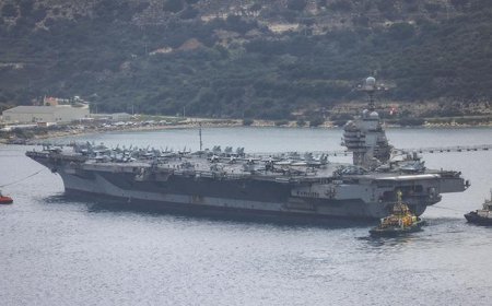 SON HABER: ABD'nin dev uçak gemisi USS Gerald R. Ford Girit'e çekilmişti! Başka sorunları olduğu da ortaya çıktı
