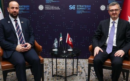 İletişim Başkanı Duran, Suriye Enformasyon Bakanı el-Mustafa ile görüştü