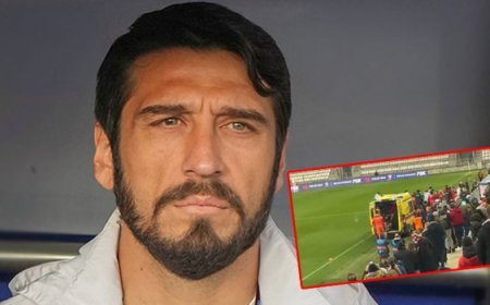 Egemen Korkmaz, U21 maçında yere yığıldı!