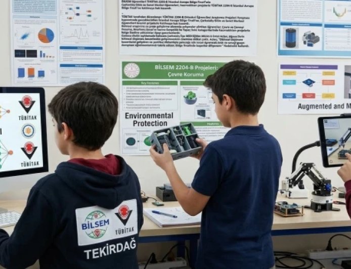 BİLSEM ÖĞRENCİLERİ TÜBİTAK 2204-B İSTANBUL AVRUPA BÖLGE FİNALİ’NDE