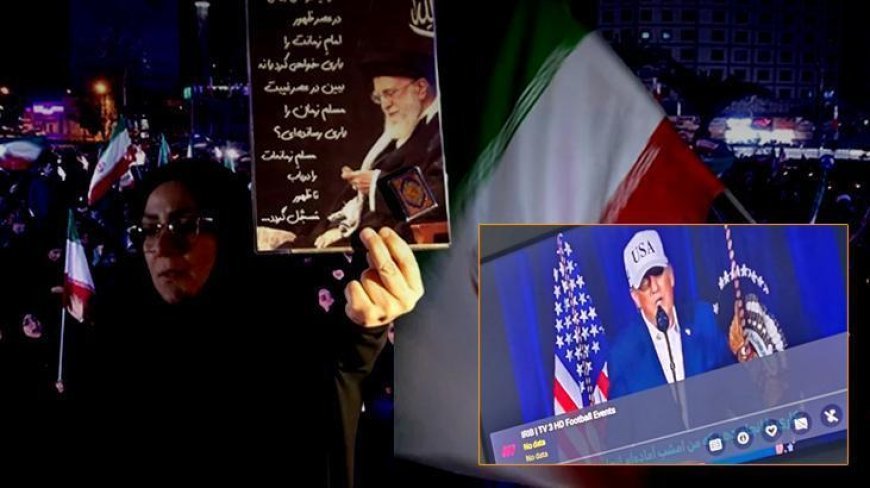 İran devlet televizyonu hacklendi! Ekranda Trump ve Netanyahu şoku