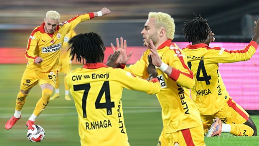 Alanyaspor - Galatasaray maçında Barış Alper'den şov, Nhaga'dan siftah!