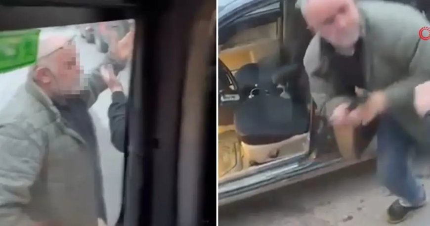 İstanbul trafiğinde bıçaklı tehdit