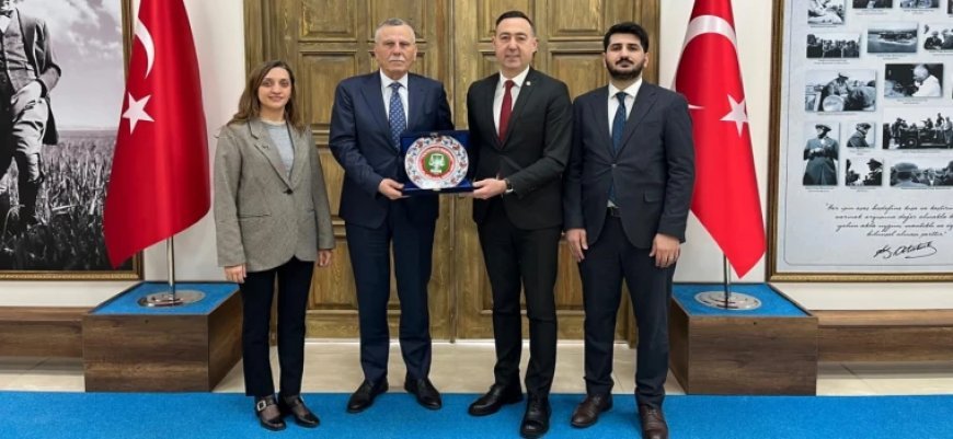 TEKİRDAĞ BAROSU BAŞKANI GÜRCÜN’DEN KAYMAKAM GÜNLÜ’YE ZİYARET