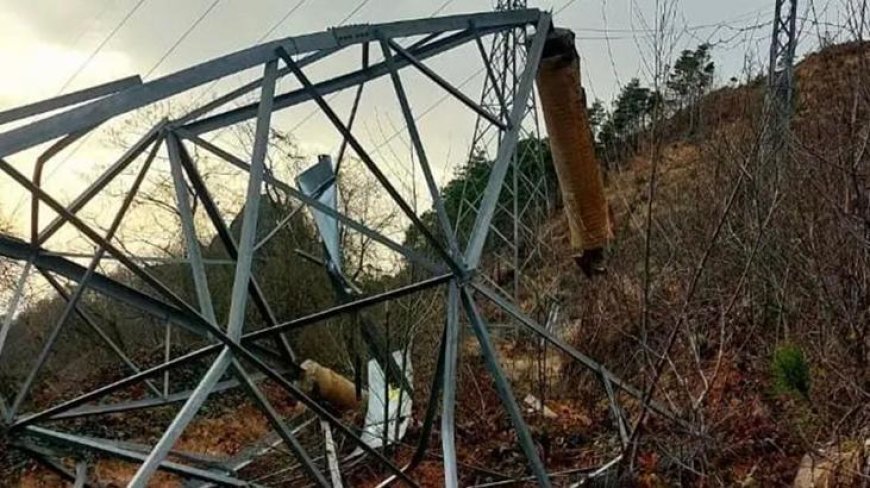 Vinç kiralayıp, gerilim hattı kablolarını çaldılar