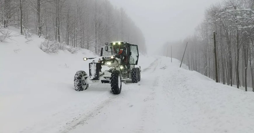 Ordu'da eğitime kar engeli