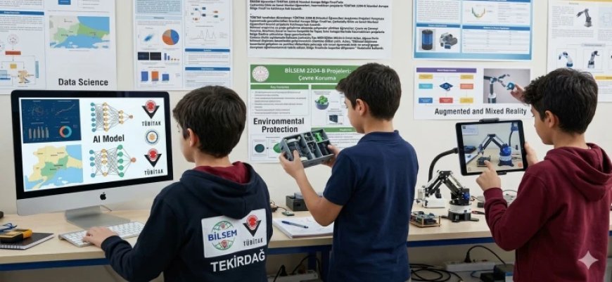 BİLSEM ÖĞRENCİLERİ TÜBİTAK 2204-B İSTANBUL AVRUPA BÖLGE FİNALİ’NDE