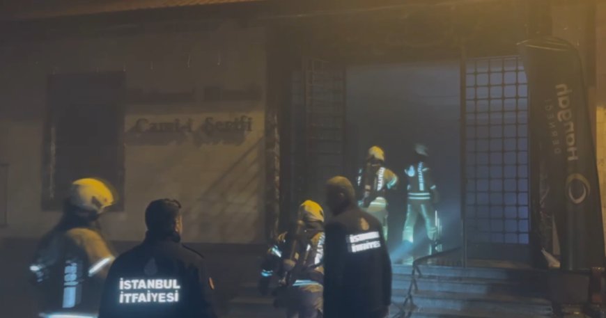 Camide gece yarısı yangın çıktı