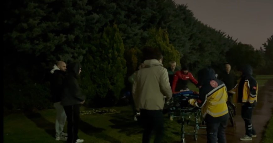 Parkta ceset bulundu