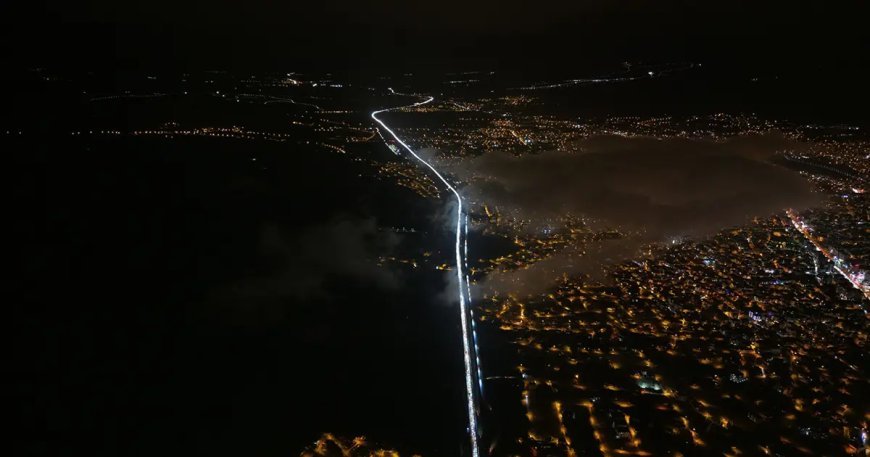 Dönüş çilesi. Trafik yoğunluğu 40 kilometreyi aştı