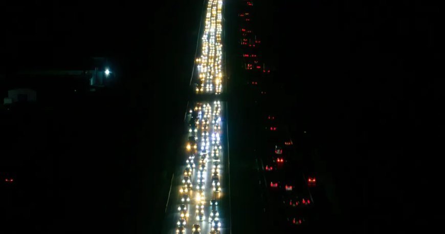 Tatil dönüşü trafik çilesi