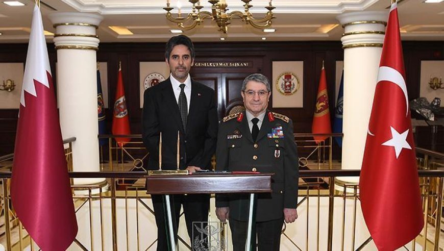 Genelkurmay Başkanı Orgeneral Bayraktaroğlu, Katar heyetini ağırladı
