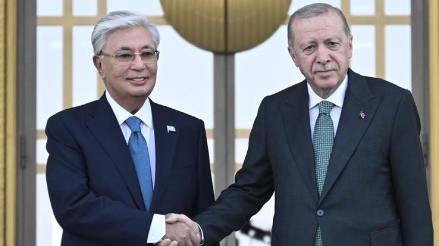 Cumhurbaşkanı Erdoğan, Kasım Cömert Tokayev ile görüştü