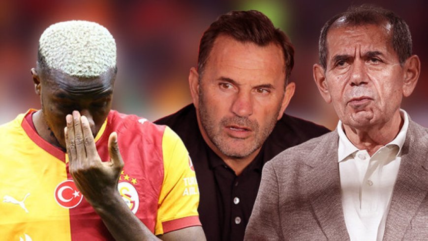 Osimhen'den Okan Buruk ve Dursun Özbek'e şampiyonluk sözü! Hastane ziyaretinde duygusal anlar