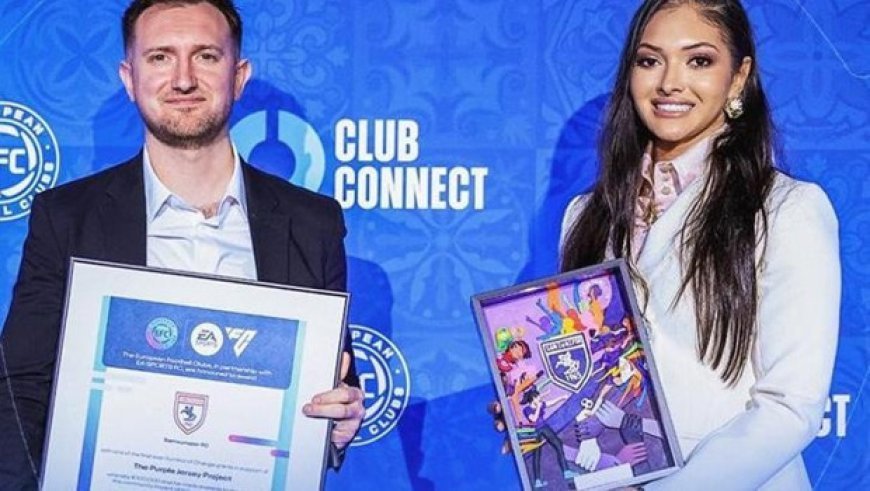 Samsunspor’un 'Mor Forma' Projesine Avrupa’dan büyük ödül