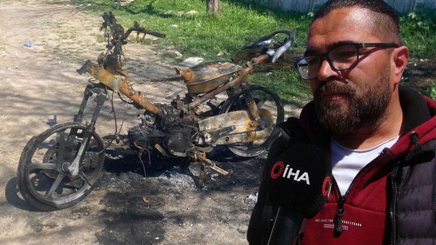 Gelen cezayı görünce bunalıma girdi! Motorunu ateşe verdi: Sıfırı zaten 50 bin TL