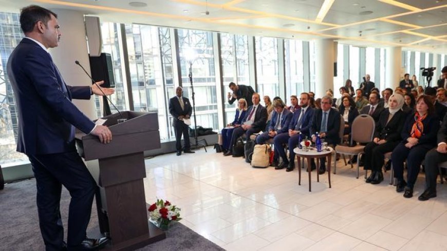 Bakan Murat Kurum, New York’ta konuştu: İklim krizi, şu anda yaşadığımız gerçeğin ta kendisidir