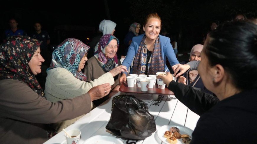 Ergene'de 'Muhabbet Sizden, Çaylar ve Kahveler Müge Başkan'dan uygulaması devam edecek