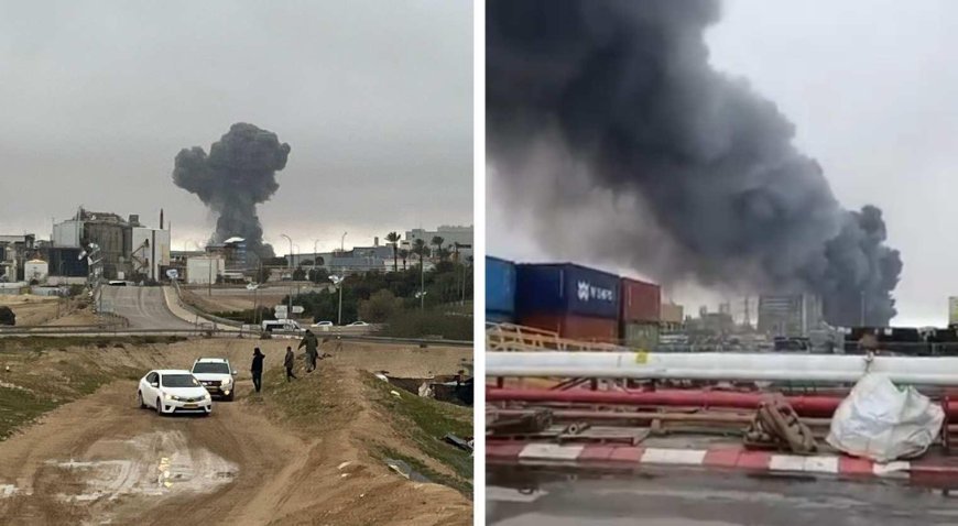 İsrail'de siren sesleri dinmiyor: İran misillemesi sonrası dev sanayi bölgesi alevler içinde!