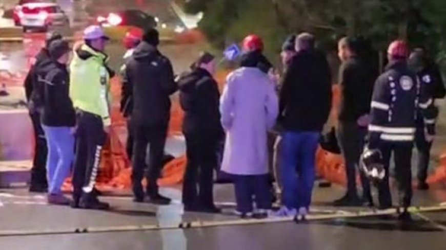 Beton bariyere çarpan motosikletin sürücüsü öldü