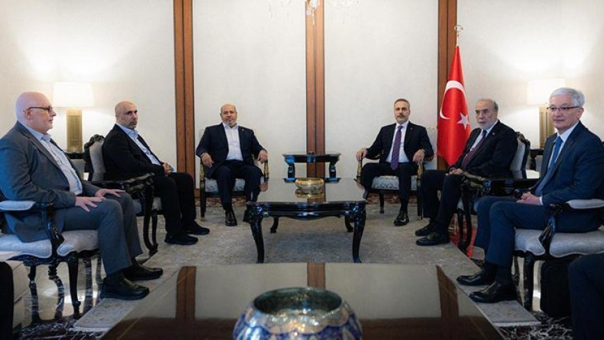 Dışişleri Bakanı Hakan Fidan Hamas heyetiyle bir araya geldi