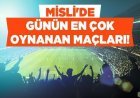 Şampiyonluk yarışında önemli avantaj kazanan Fenerbahçe lider koltuğuna oturmak istiyor! İşte Misli'de günün en çok oynanan maçları...