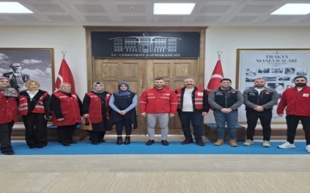 KIZILAY’DAN ÇERKEZKÖY’DE KURUMLAR ARASI İŞ BİRLİĞİ HAMLESİ