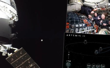 Ay yolculuğundan canlı yayın