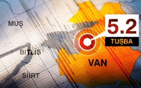 SON DAKİKA DEPREM HABERLERİ: Van'da korkutan deprem! Büyüklüğü...