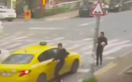 Fatih'teki kurye cinayetinde yeni görüntü: Taksiyle kaçmışlar