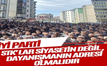 STK’LAR SİYASETİN DEĞİL, DAYANIŞMANIN ADRESİ OLMALIDIR