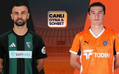 Kocaelispor, Başakşehir'i ağırlıyor! Maçın heyecanı canlı sohbet ile Misli'de