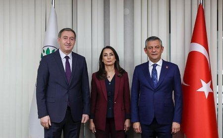 CHP Genel Başkanı Özgür Özel, DEM Parti'yi ziyaret etti