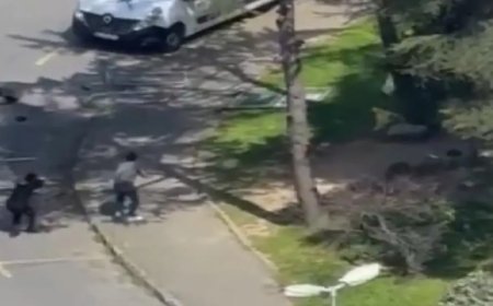 İstanbul İsrail Konsolosluğu önünde çatışma: Saldırganların etkisiz hale getirildiği anlar kamerada