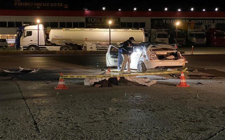 Kontrolden çıkıp, takla atan otomobilin çarptığı TIR sürücüsü öldü