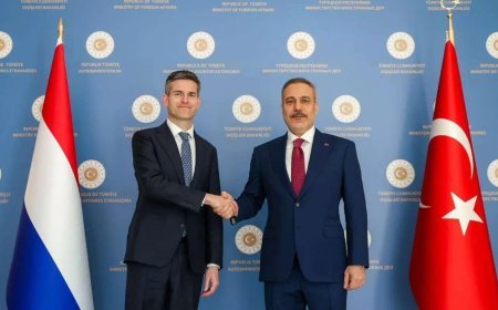 Dışişleri Bakanı Hakan Fidan, Hollandalı mevkidaşı Berendsen ile bir araya geldi