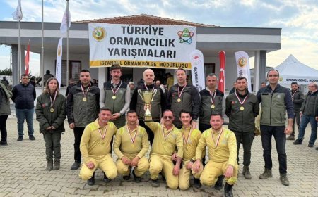 Tekirdağ Orman İşletme Müdürlüğü’nden bölge birinciliği